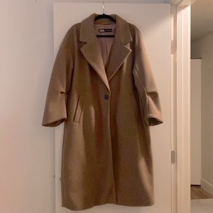 Zara oversized smart coat